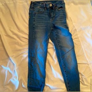 Skinny blue jeans: American Eagle